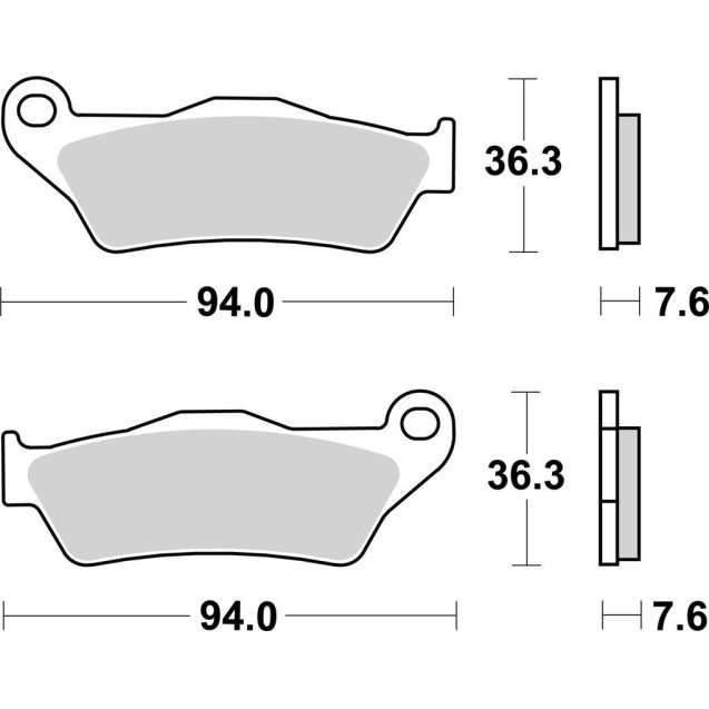 Гальмівні колодки SBS High Performance Brake Pads