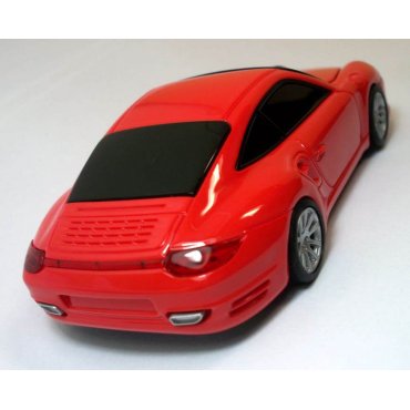 мышка компьютерная беспроводная Porsche красная