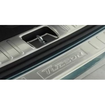 Hyundai Tucson TL 2015 накладка защитная на задний бампер наружная, тип G 