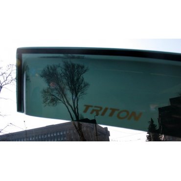 Mitsubishi L200 Triton 2016 ветровики дефлекторы  окон черные