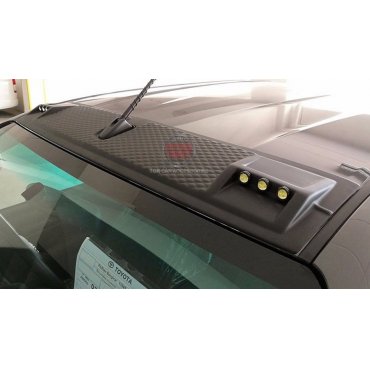 Toyota Hilux Revo 2014  спойлер крыши с LED габаритами