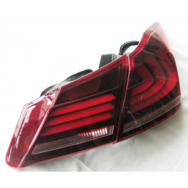 Honda Accord 9 оптика задняя стиль Lexus  LED светодиодная красная