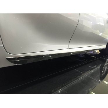 Toyota Camry XV70 2018+ хром накладки на наружные пороги