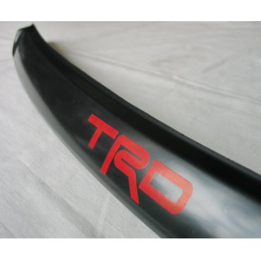 Toyota Hilux Revo 2014 накладка черная на кромку капота с TRD лого