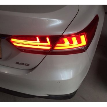 Toyota Camry XV70 2018+ оптика задняя LED альтернативная тюнинг красная стиль ZW