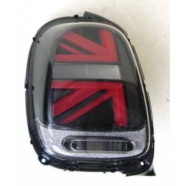 Mini Cooper F55/ F56/ F57 оптика задняя LED Union Jack стиль красно- черная