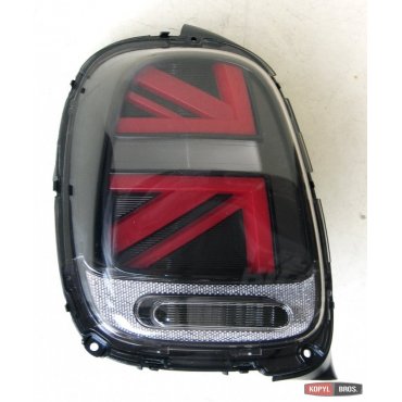 Mini Cooper F55/ F56/ F57 оптика задняя LED Union Jack стиль красно- черная