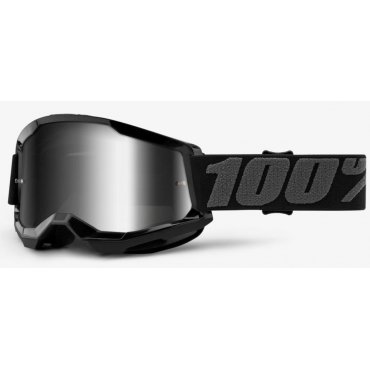 Окуляри 100% STRATA 2 Goggle Black - Mirror Silver Lens