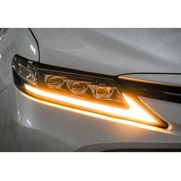 Toyota Camry XV70 2018+ оптика передняя LED альтернативная тюнинг стиль Lexus