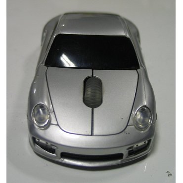 мышка компьютерная беспроводная  Porsche серебристая