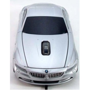 мышка компьютерная проводная BMW Z4 серебристая