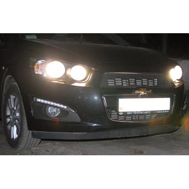 Chevrolet Aveo T300  дневные ходовые огни ( DRL)  