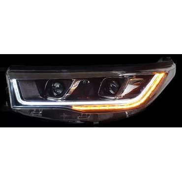 Toyota Highlander XU50 2014 оптика передняя тюнинг ДХО/ headlights DRL LED PW