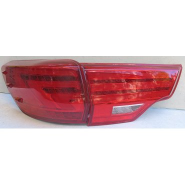 Toyota Highlander 2014 оптика Lexus стиль задняя LED красная/ Led taillights red XU50 Lexus style