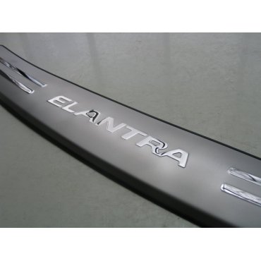 Hyundai Elantra MD накладка защитная на задний бампер