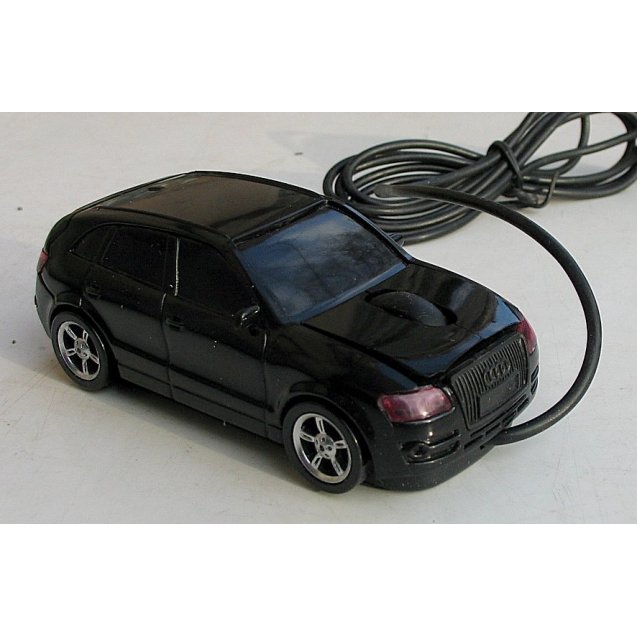 мышка компьютерная проводная Audi Q5 черная