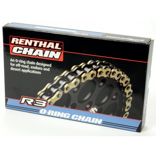 Ланцюг Renthal R3-3 SRS Chain 520 [Gold]