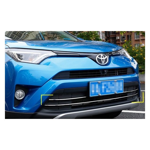 Toyota RAV4 Mk4 2016+ хром накладка на решетку бампера