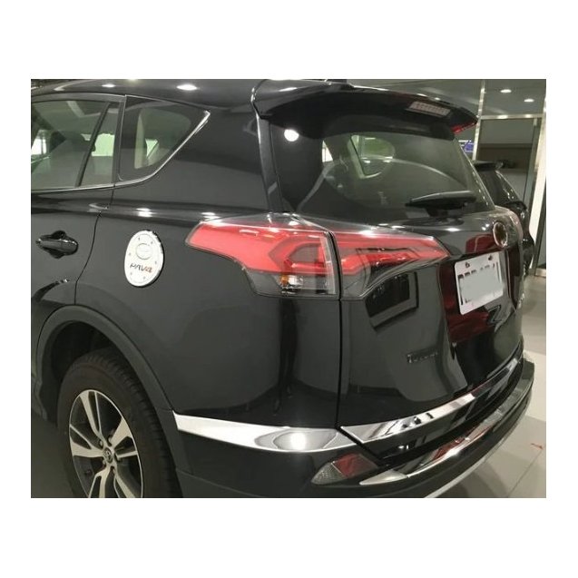 Toyota RAV4 Mk4 2016+ хром накладка на задний бампер