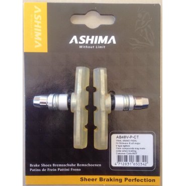 Тормозные колодки ASHIMA Clear для ободных вело тормозов V-Brake  для триала