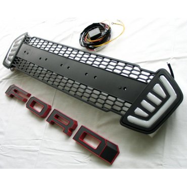 Ford Ranger  T7 решетка радиатора с LED DRL