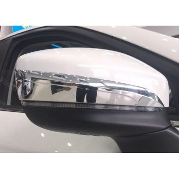 Mazda CX-5 2017+ накладки хром на зеркала нижние