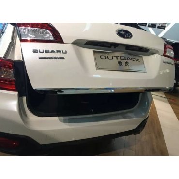 Subaru Outback 2015+ хром накладка на кромку крышки багажника