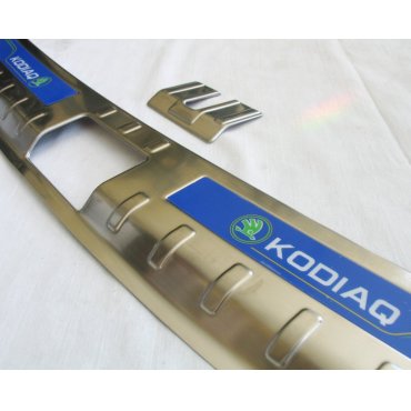 Skoda Kodiaq накладка защитная на задний бампер внутренняя OUB