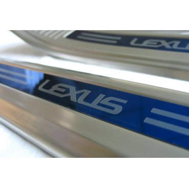 Lexus RX200 накладки защитные на пороги дверных проемов верхние  V1