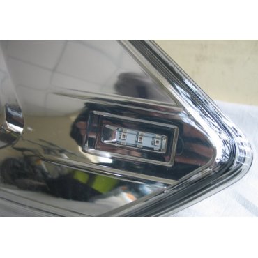 Nissan X-trail T32 оптика задняя тюнинг LED светодионая хром тонированный