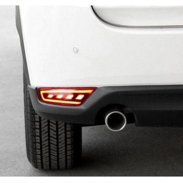 Mazda CX-5 2017+ вставки катафоты в задний бампер 3 режима WC1