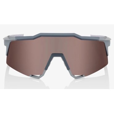 Окуляри Ride 100% SPEEDCRAFT - Soft Tact Stone Grey - HiPER Crimson Silver Mirror Lens