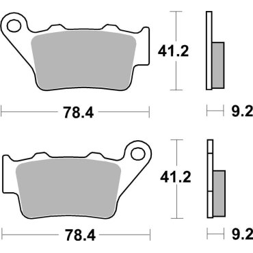 Гальмівні колодки SBS High Power Brake Pads