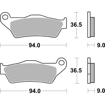 Гальмівні колодки SBS High Performance Front Brake Pads