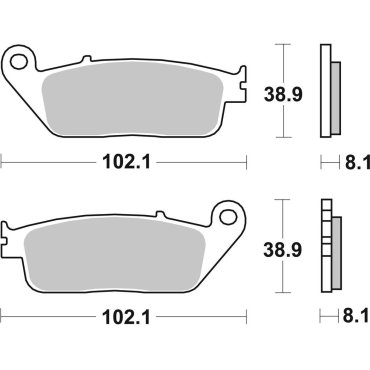 Гальмівні колодки SBS Road Racing Front Brake Pads