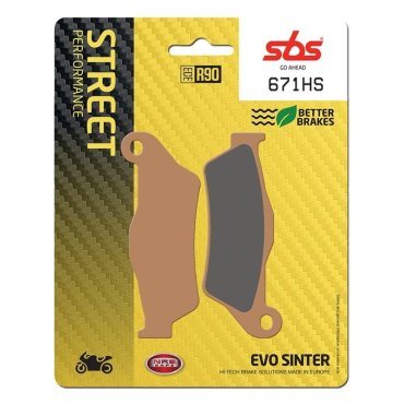 Гальмівні колодки SBS Performance Front Brake Pads