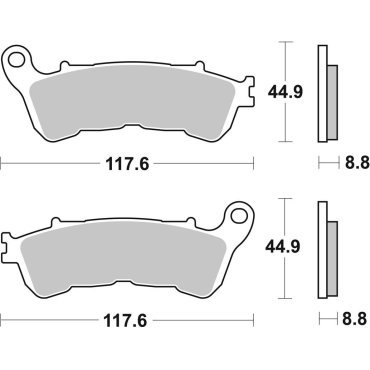 Гальмівні колодки SBS Performance Rear Brake Pads