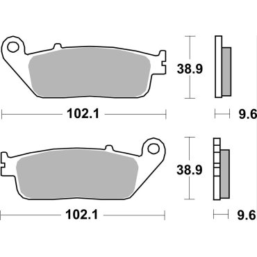 Гальмівні колодки SBS Upgrade Front Brake Pads