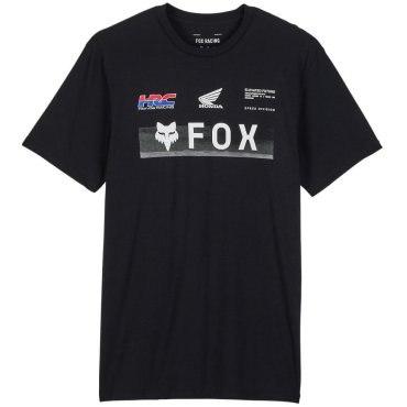 Футболка FOX X HONDA PREMIUM TEE [Black]
