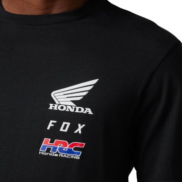 Футболка FOX X HONDA TEE [Black]