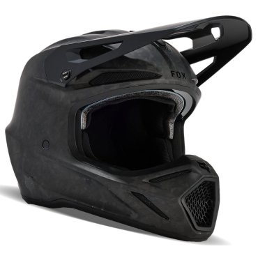 Шолом FOX V3 RS CARBON SOLID HELMET [Matte Black]