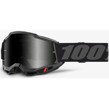 Окуляри 100% ACCURI 2 SAND Goggle Black - Smoke Lens