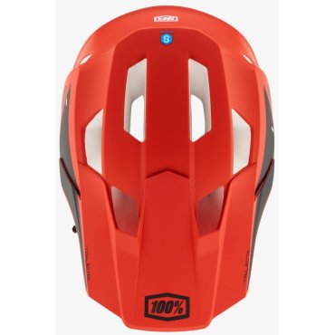 Шолом Ride 100% TRAJECTA Helmet [Fluo Red]