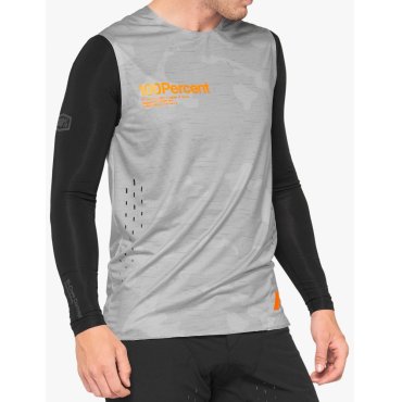 Майка 100% R-CORE Sleeveless Jersey - CONCEPT [Grey]