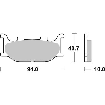 Гальмівні колодки SBS Performance Front Brake Pads