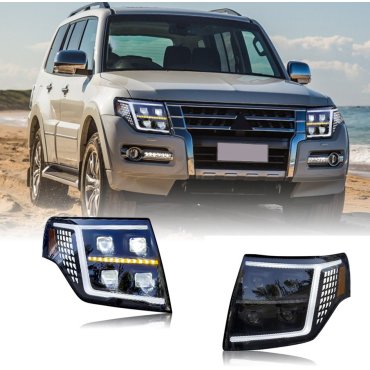 Mitsubishi Pajero Mk4 V80 2006+ оптика передняя Full LED тип CP
