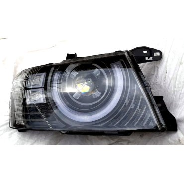 Mitsubishi Pajero Mk3 V73 1999+ оптика передняя Full LED Defender Look тип NS