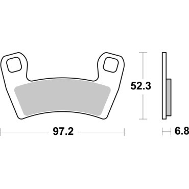 Гальмівні колодки SBS Upgrade Brake Pads