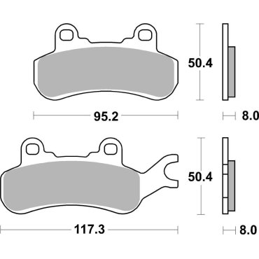 Гальмівні колодки SBS Sport Brake Pads