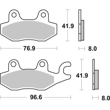 Гальмівні колодки SBS Performance Front Brake Pads